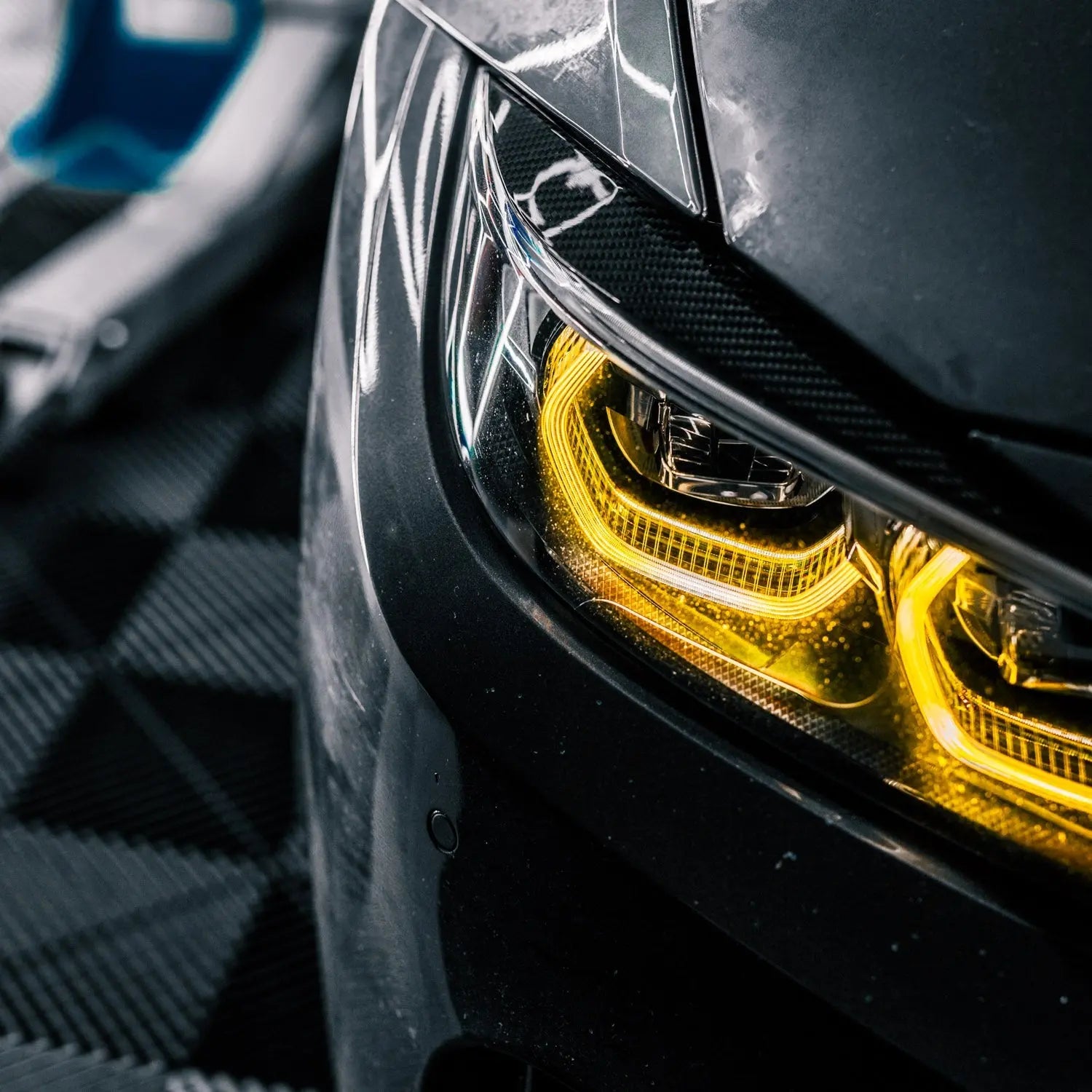 R44 BMW M3/M4 CSL Yellow Daytime Running Lights LED Module Set (F80/F82/F83 LCI) R44 Performance