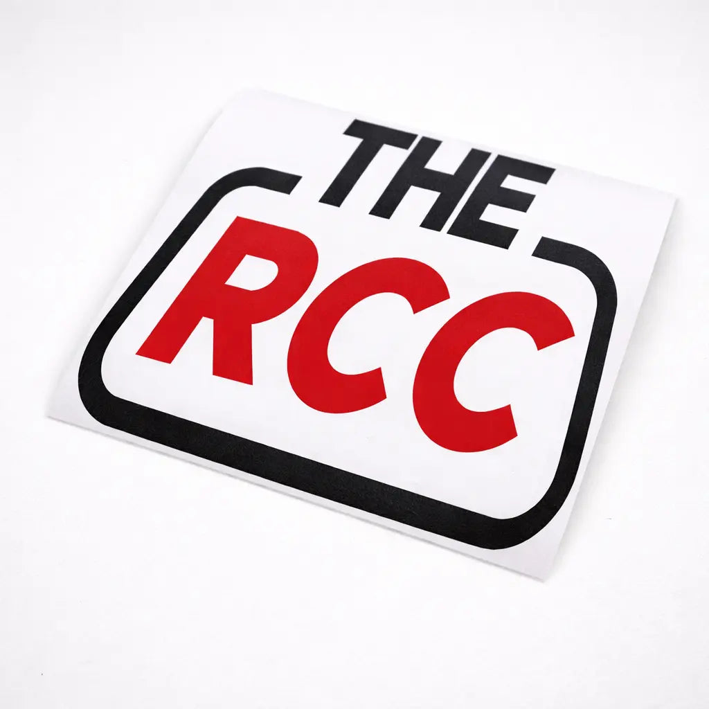 The Rosso Corsa Collective Square Sticker The Rosso Corsa Collective
