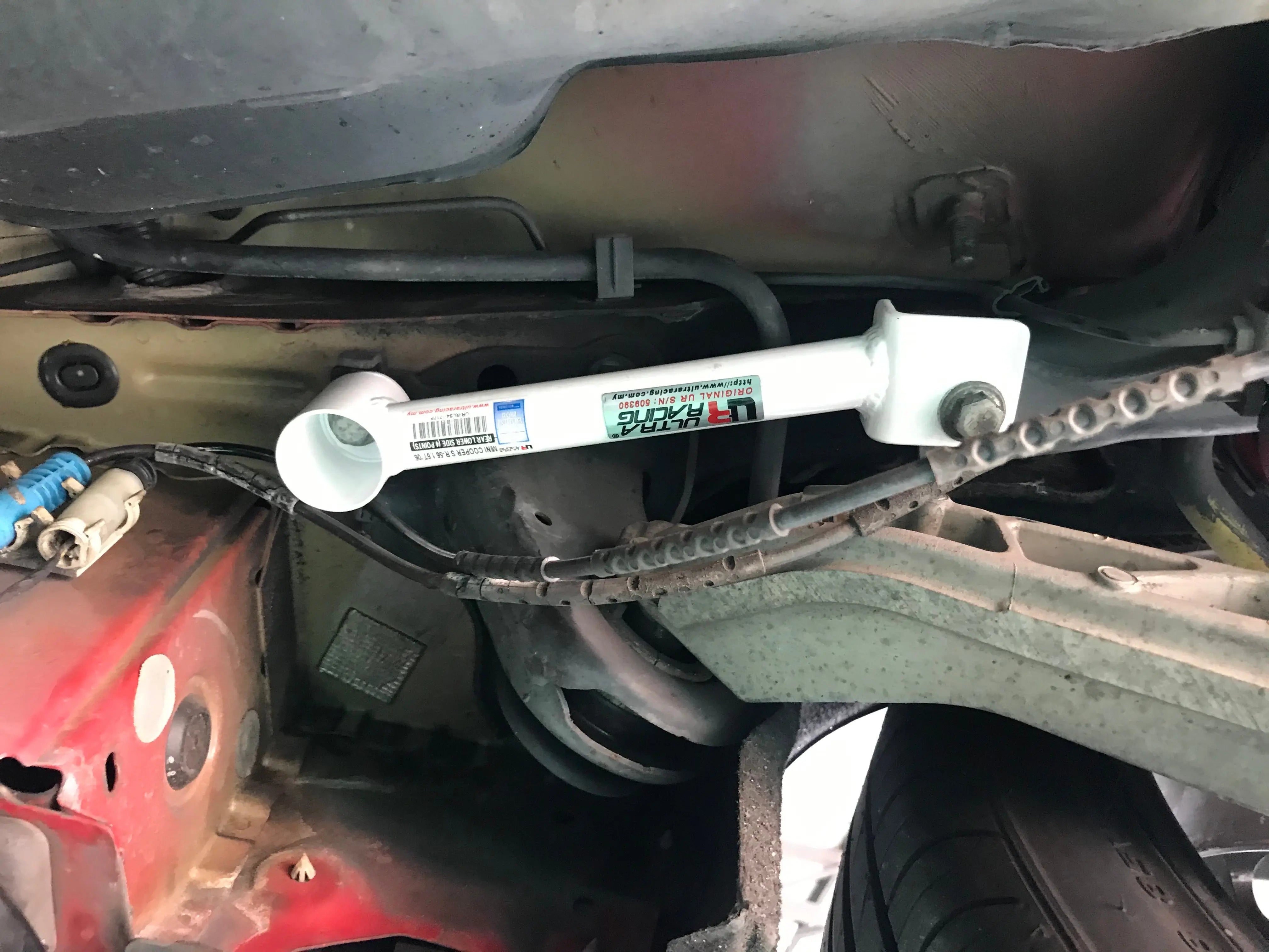 Ultra Racing MINI COOPER S  2ND GEN R56 1.6T 2WD 2006-2013  Rear Lower Brace Ultra Racing