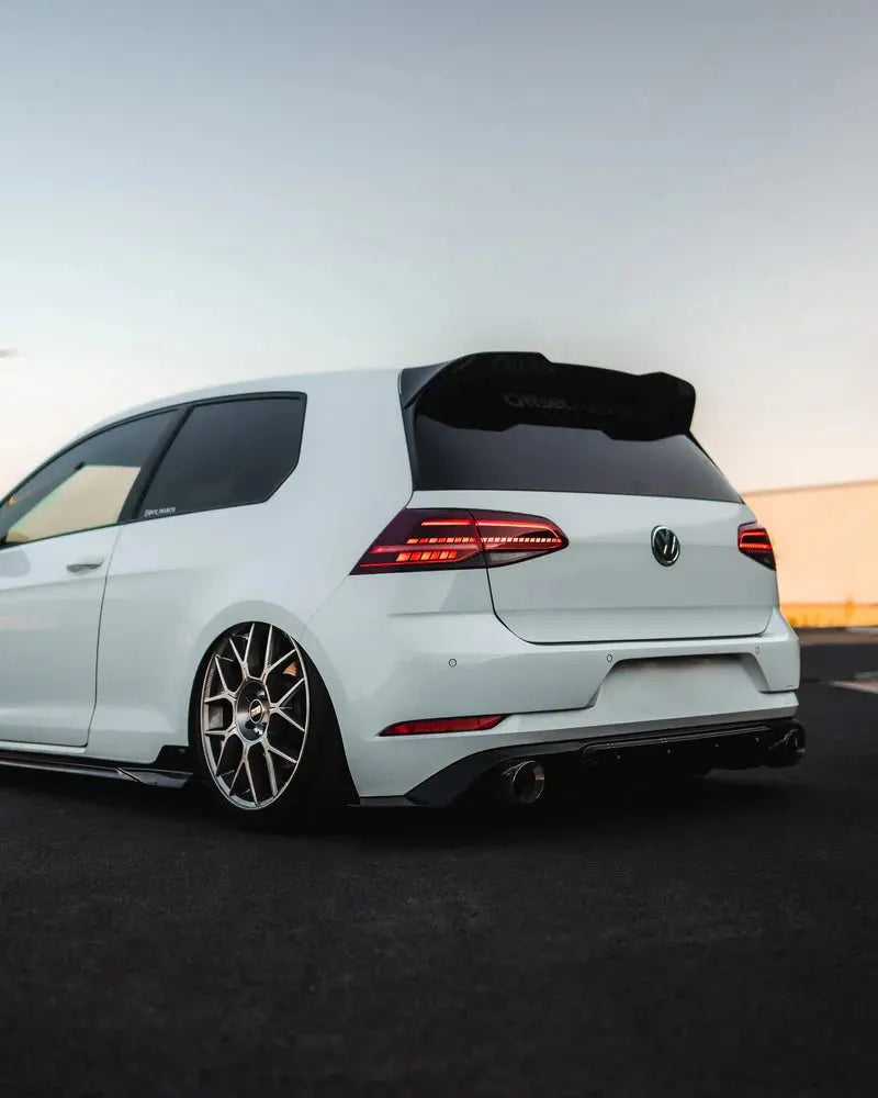 VW Golf, Golf GTI & Golf R Mk7 / Mk7.5 EVO-1 Gloss Black Rear Spoiler by ZAERO (2013-2020) Zaero