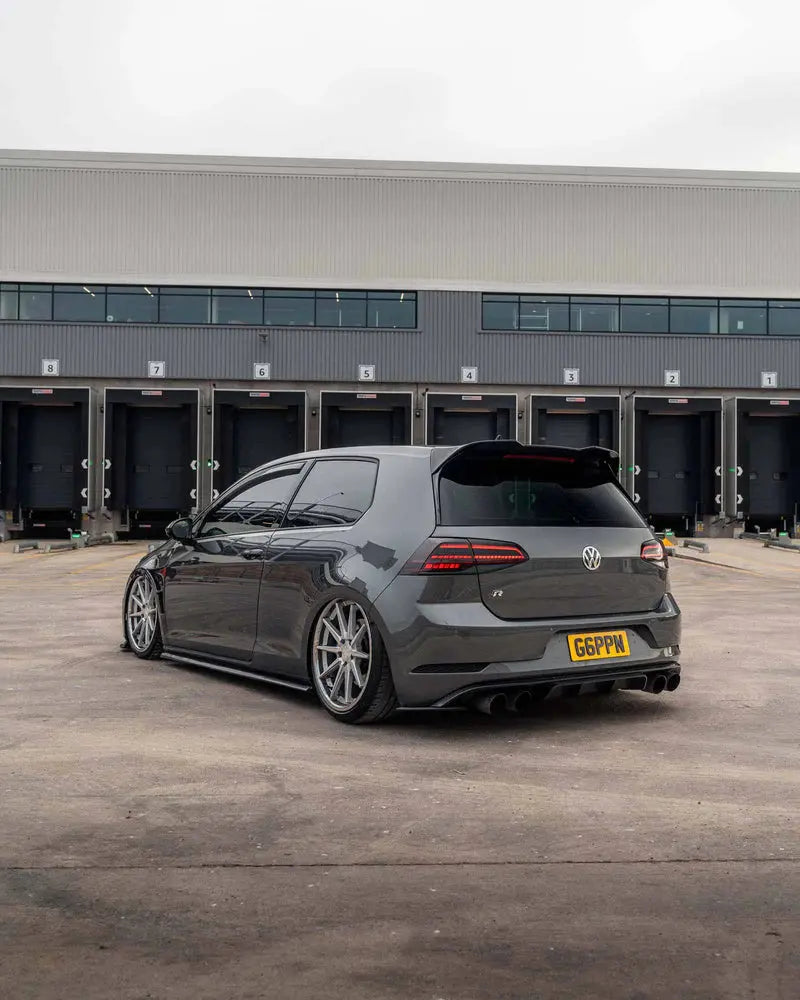 VW Golf, Golf GTI & Golf R Mk7 / Mk7.5 EVO-1 Gloss Black Rear Spoiler by ZAERO (2013-2020) Zaero