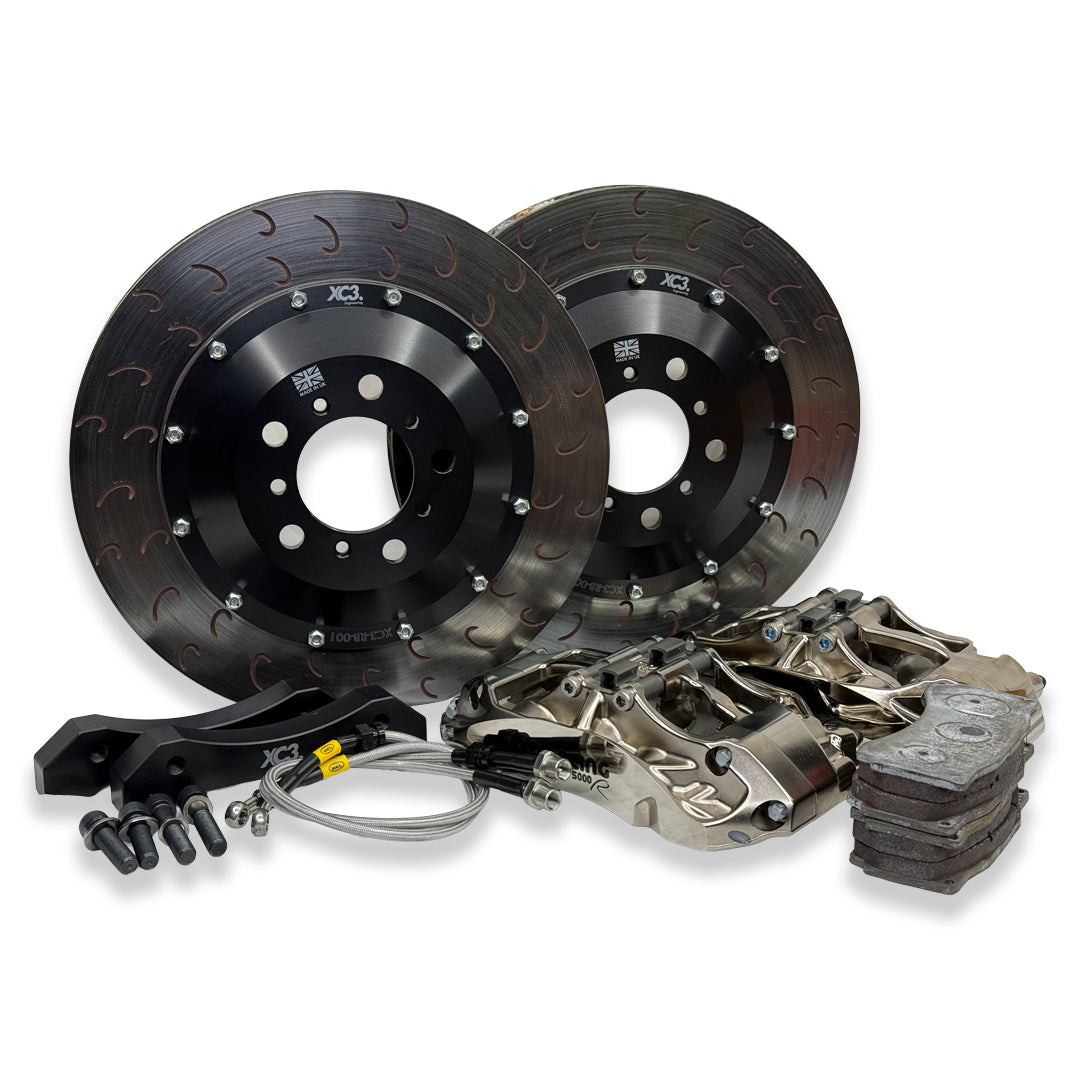 Audi S3 8P / 8V – BTCC Big Brake Kit – Nickel Plated AP Racing CP9660 18mm Pad Complete Upgrade | XC3 Engineering XC3 Engineering